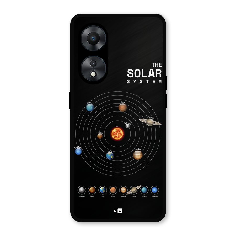 The Solar System Metal Back Case for Oppo A78