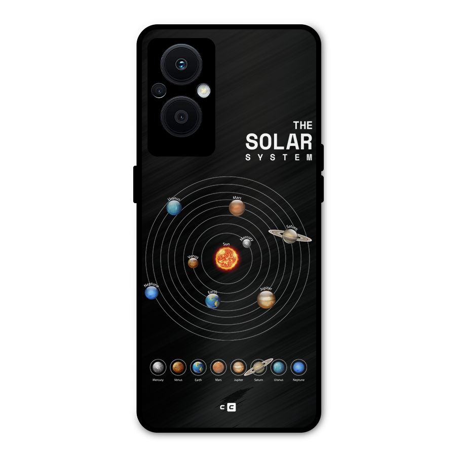 The Solar System Metal Back Case for Oppo F21 Pro 5G