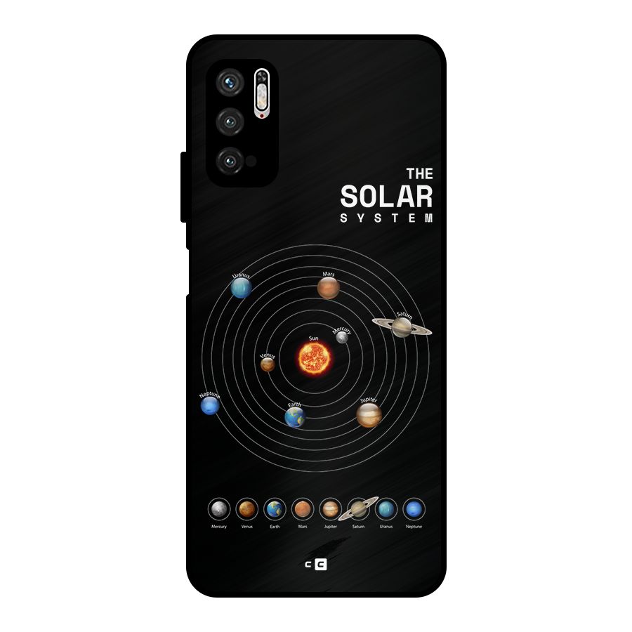 The Solar System Metal Back Case for Poco M3 Pro 5G