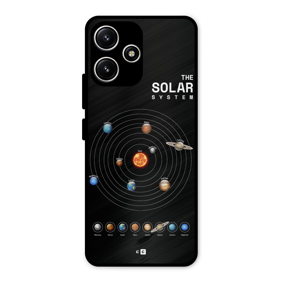 The Solar System Metal Back Case for Poco M6 Pro