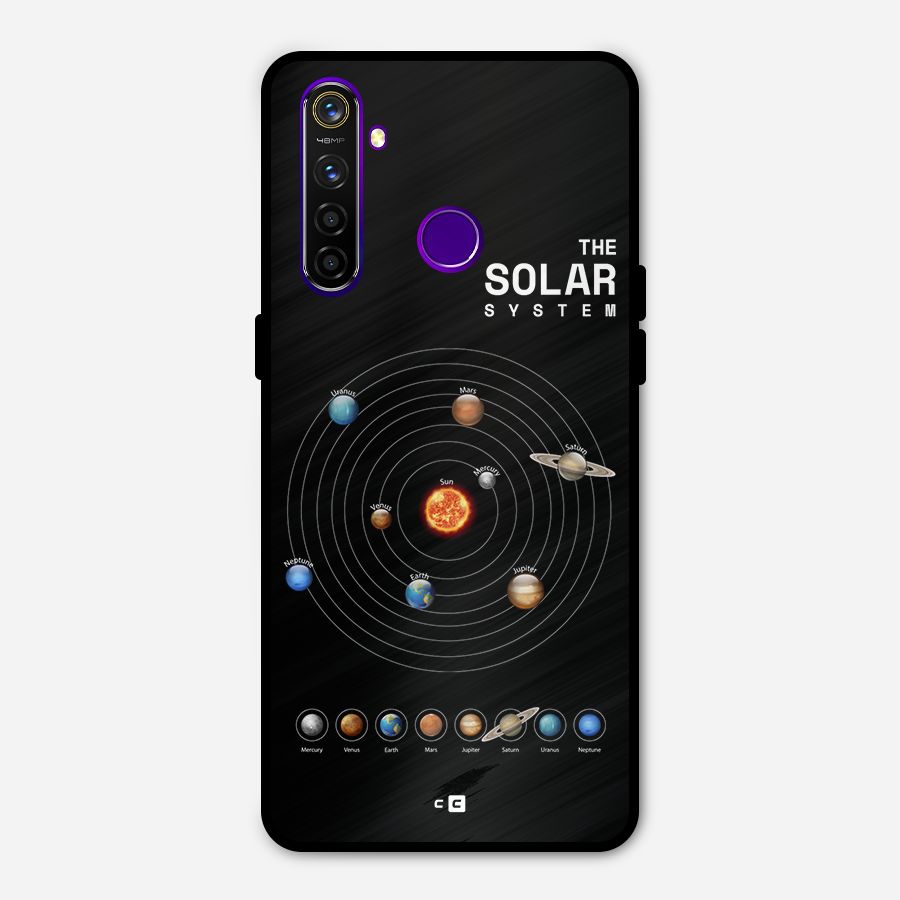 The Solar System Metal Back Case for Realme 5 Pro