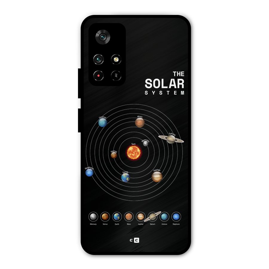 The Solar System Metal Back Case for Redmi Note 11T 5G