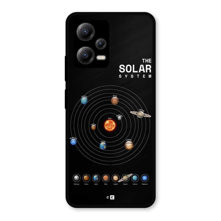 The Solar System Metal Back Case for Redmi Note 12 5G