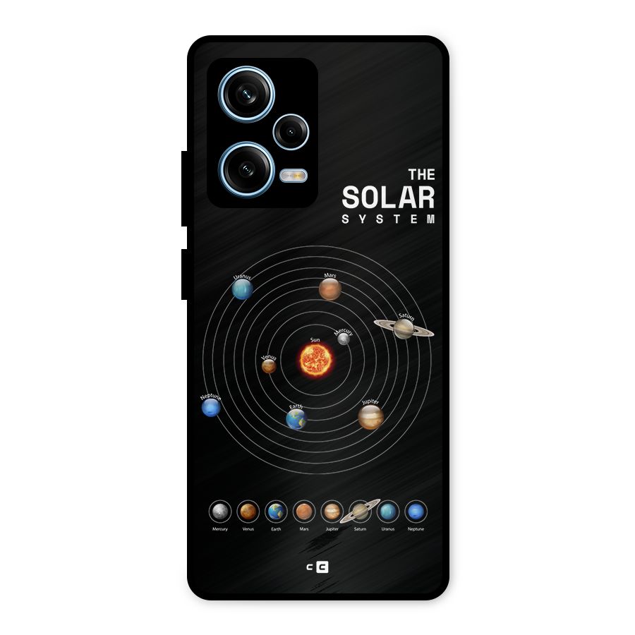 The Solar System Metal Back Case for Redmi Note 12 Pro