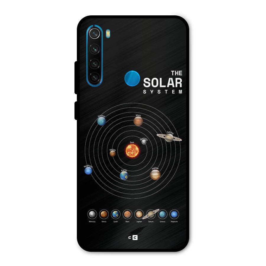 The Solar System Metal Back Case for Redmi Note 8