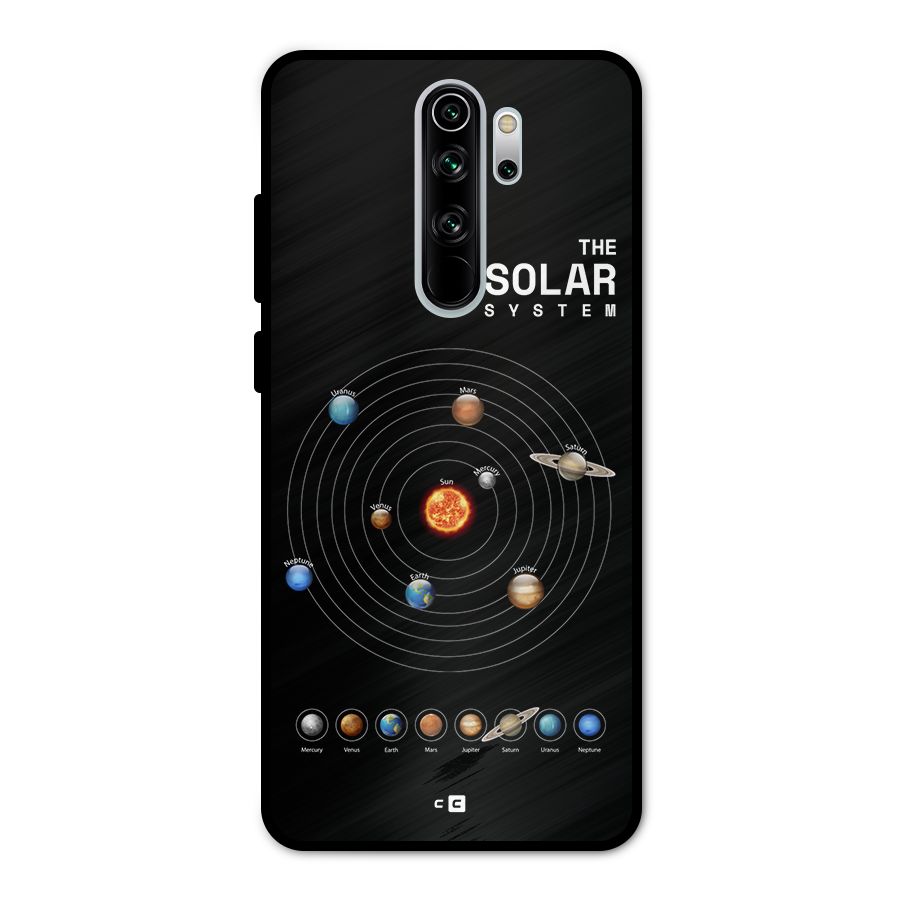 The Solar System Metal Back Case for Redmi Note 8 Pro