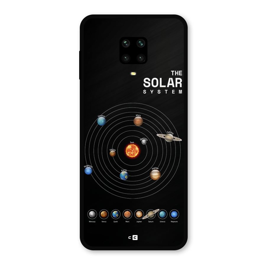 The Solar System Metal Back Case for Redmi Note 9 Pro