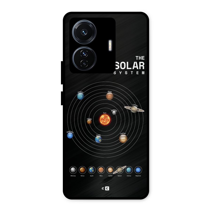 The Solar System Metal Back Case for Vivo T1 Pro