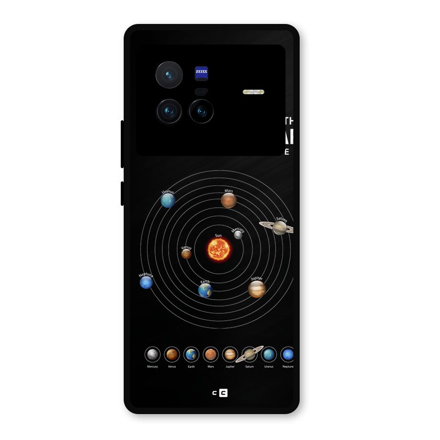 The Solar System Metal Back Case for Vivo X80