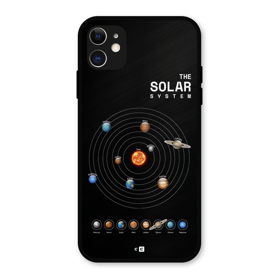The Solar System Metal Back Case for iPhone 11