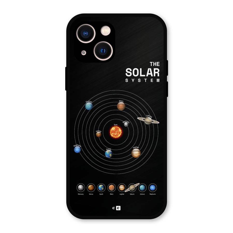 The Solar System Metal Back Case for iPhone 13