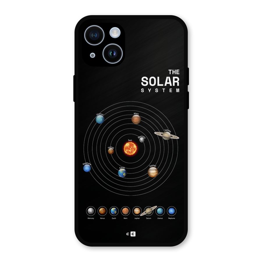 The Solar System Metal Back Case for iPhone 14