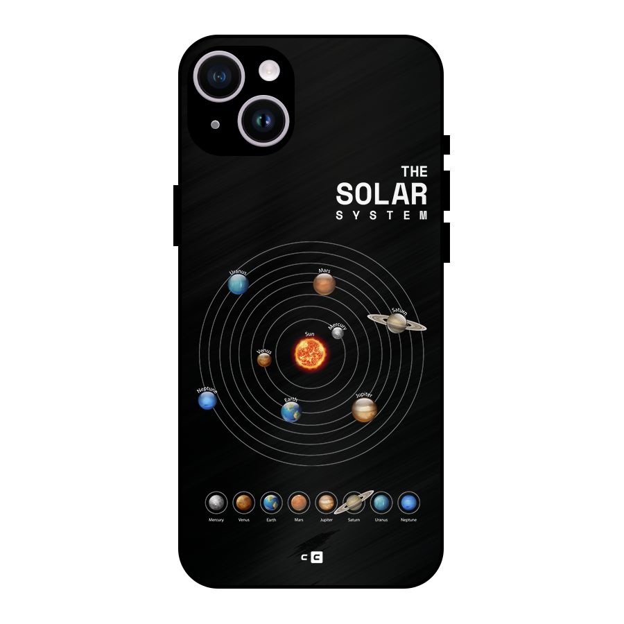 The Solar System Metal Back Case for iPhone 14 Plus