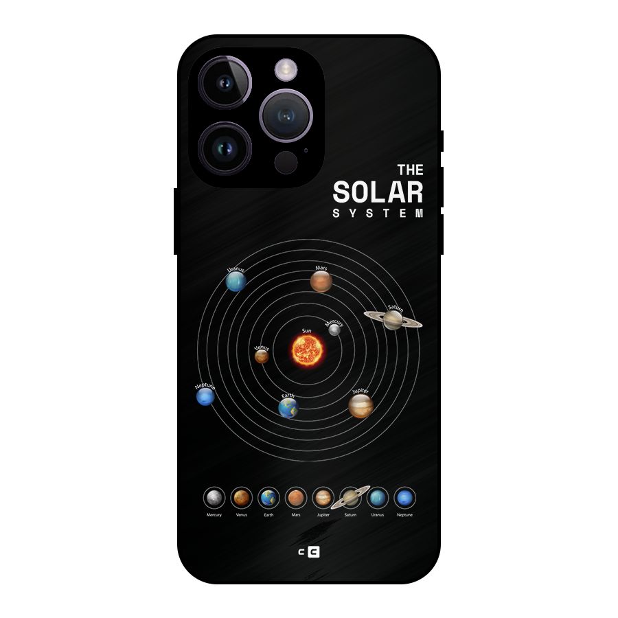 The Solar System Metal Back Case for iPhone 14 Pro Max