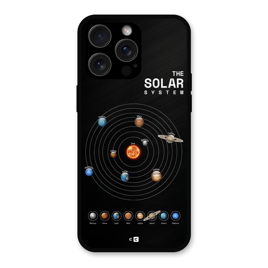 The Solar System Metal Back Case for iPhone 15 Pro Max