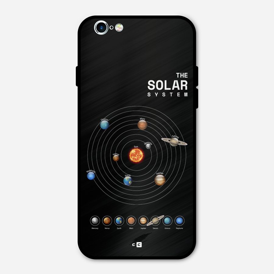 The Solar System Metal Back Case for iPhone 6 6s