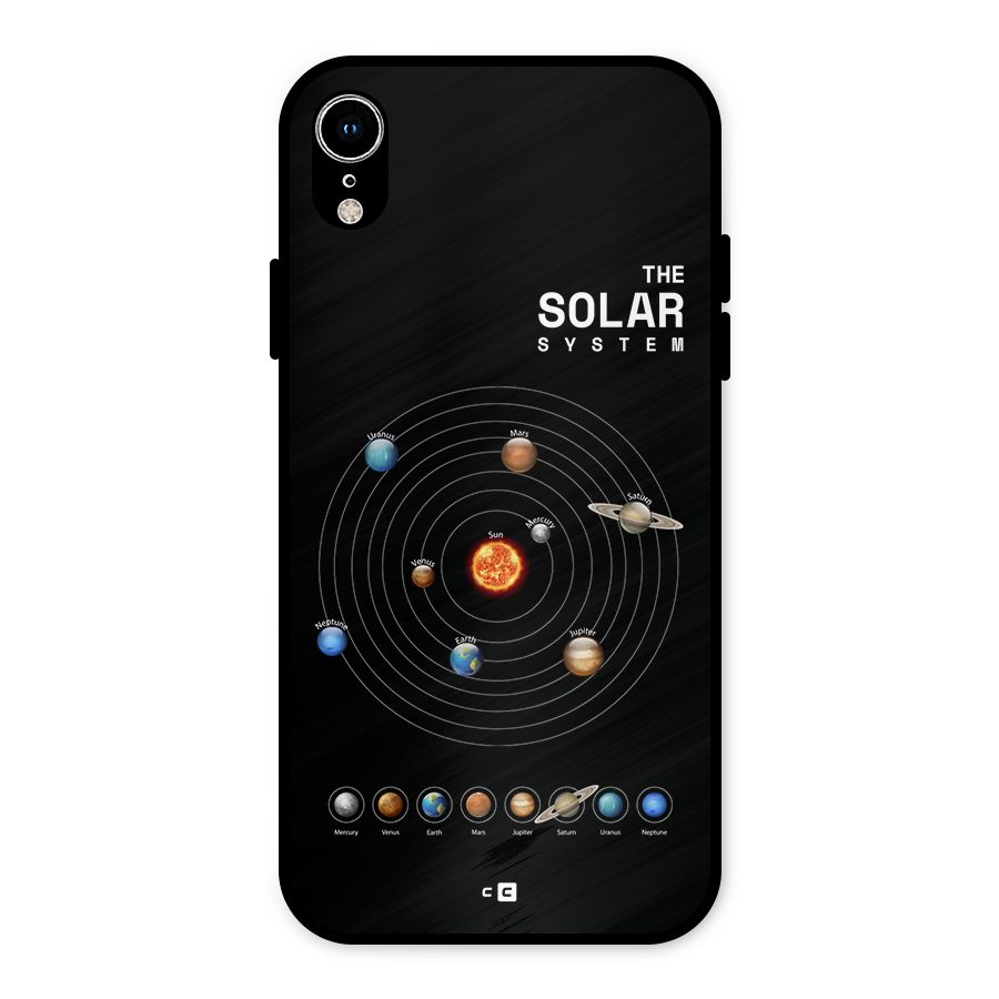 The Solar System Metal Back Case for iPhone XR