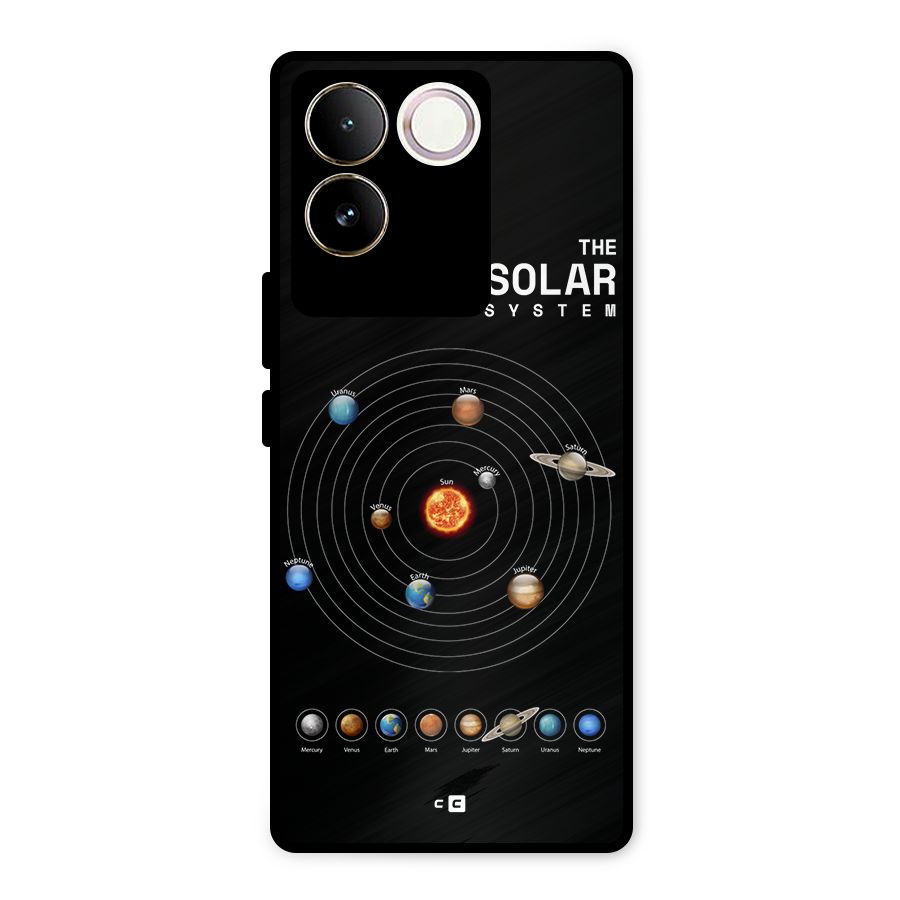 The Solar System Metal Back Case for iQOO Z7 Pro