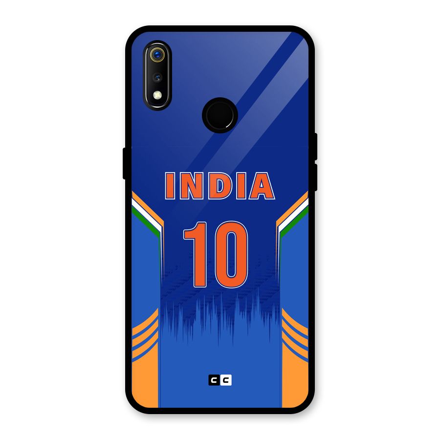 The Ten Tee Glass Back Case for Realme 3