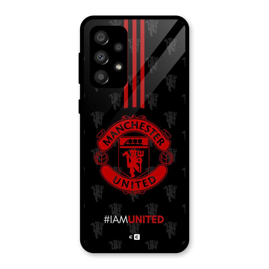 The United Spirit Glass Back Case for Galaxy A32