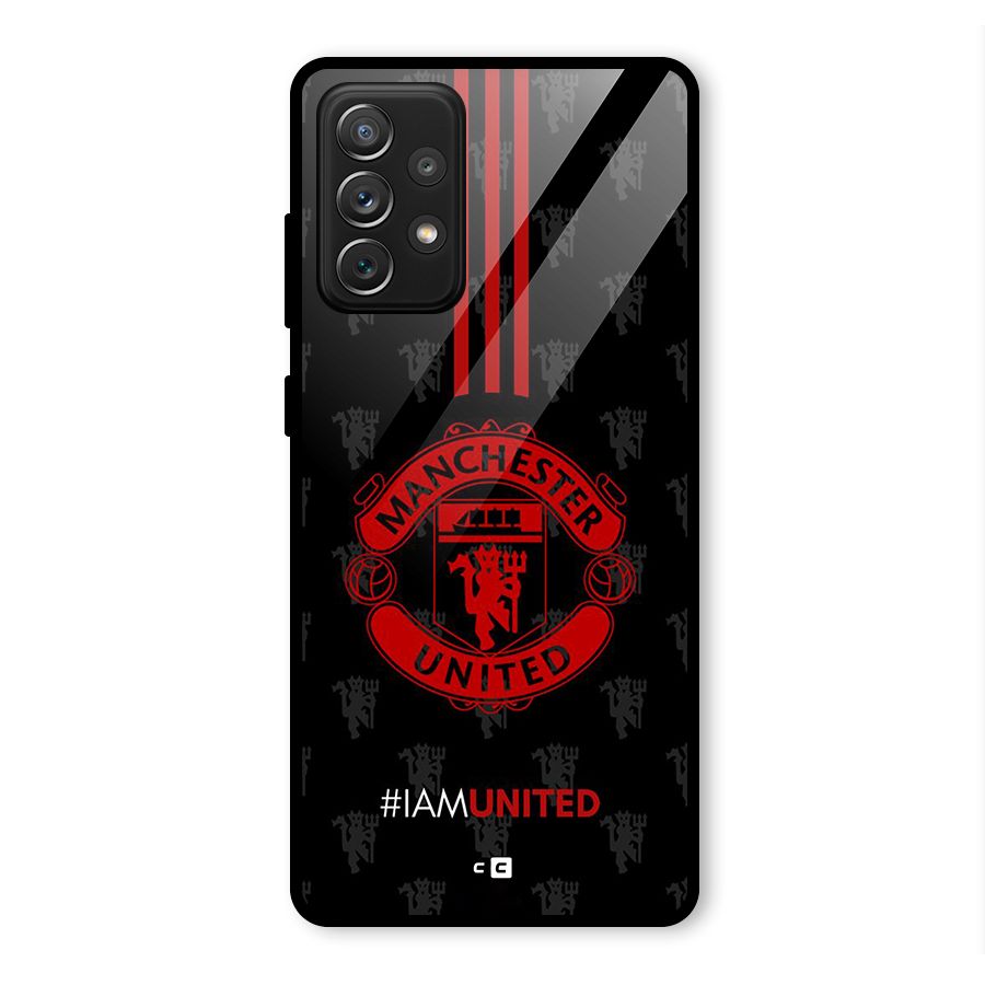 The United Spirit Glass Back Case for Galaxy A72