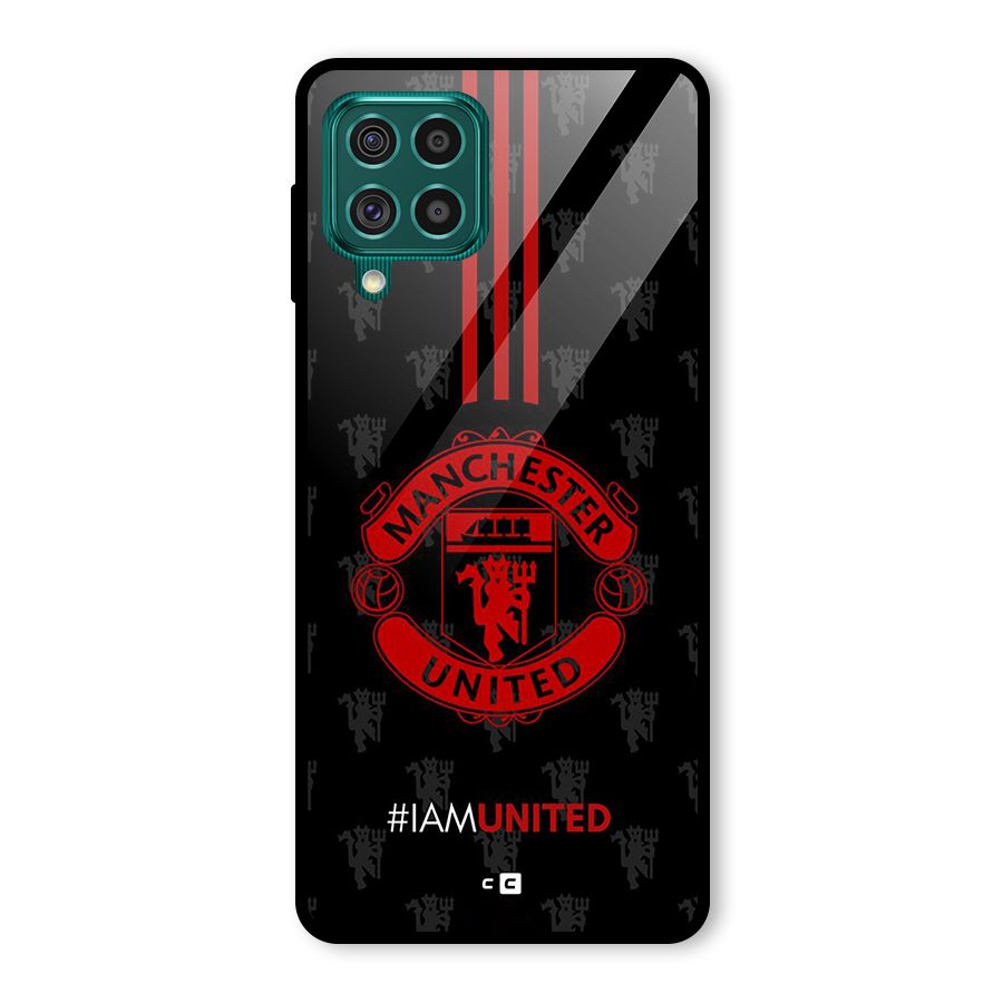 The United Spirit Glass Back Case for Galaxy F62