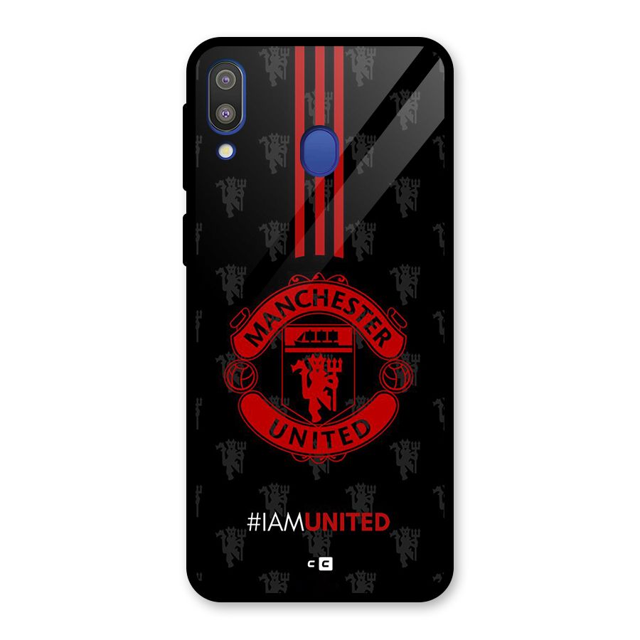 The United Spirit Glass Back Case for Galaxy M20