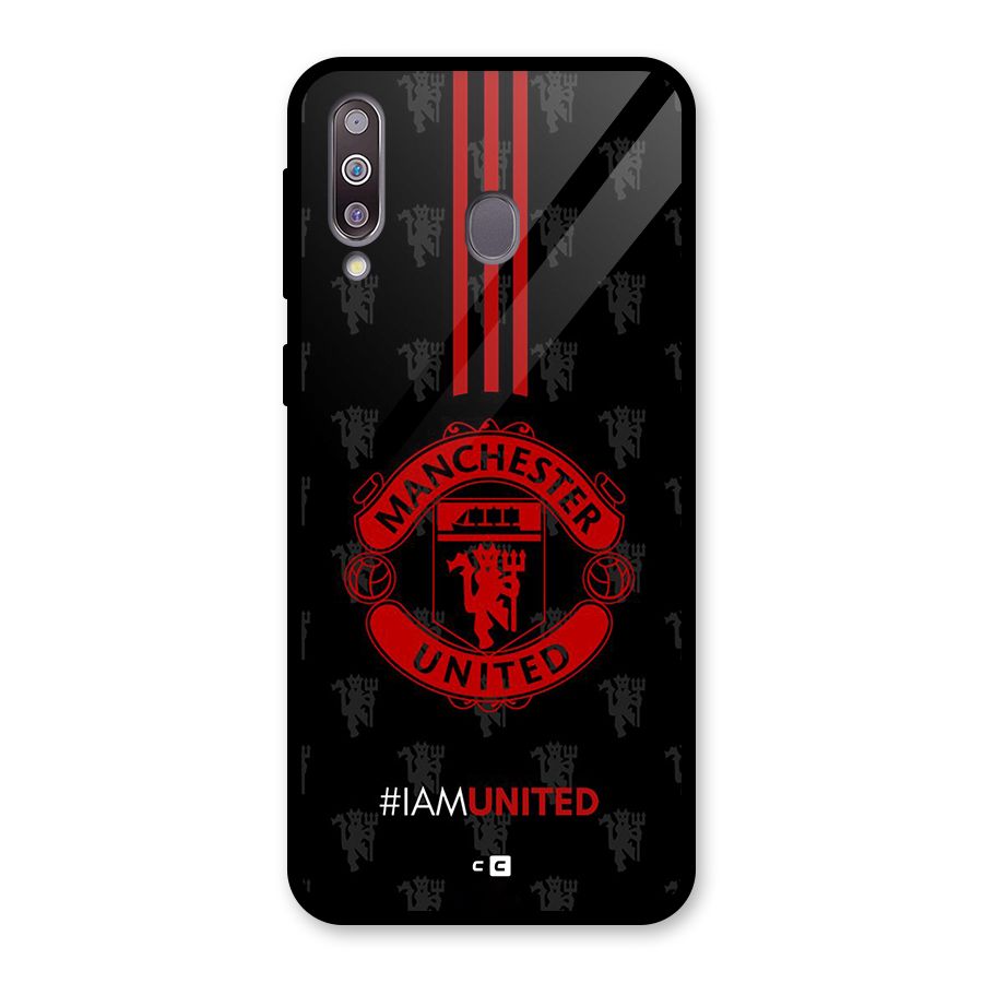 The United Spirit Glass Back Case for Galaxy M30