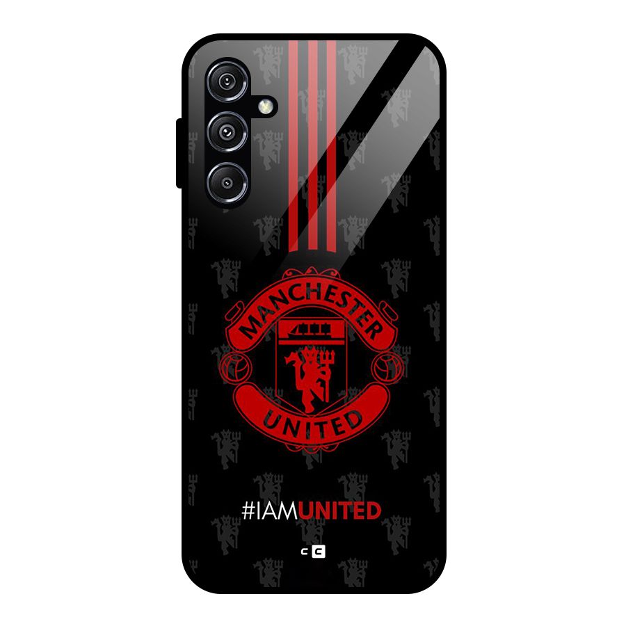 The United Spirit Glass Back Case for Galaxy M34 5G