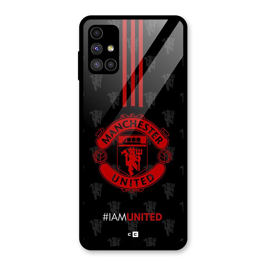 The United Spirit Glass Back Case for Galaxy M51