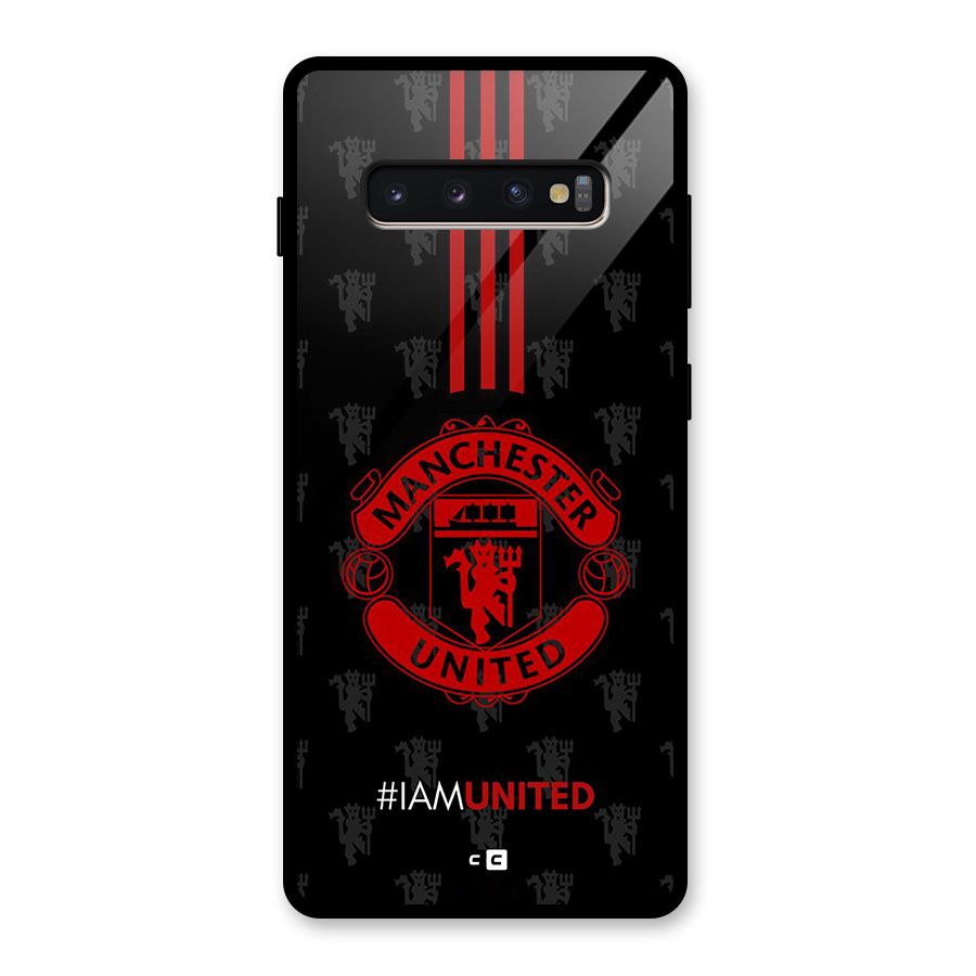 The United Spirit Glass Back Case for Galaxy S10 Plus