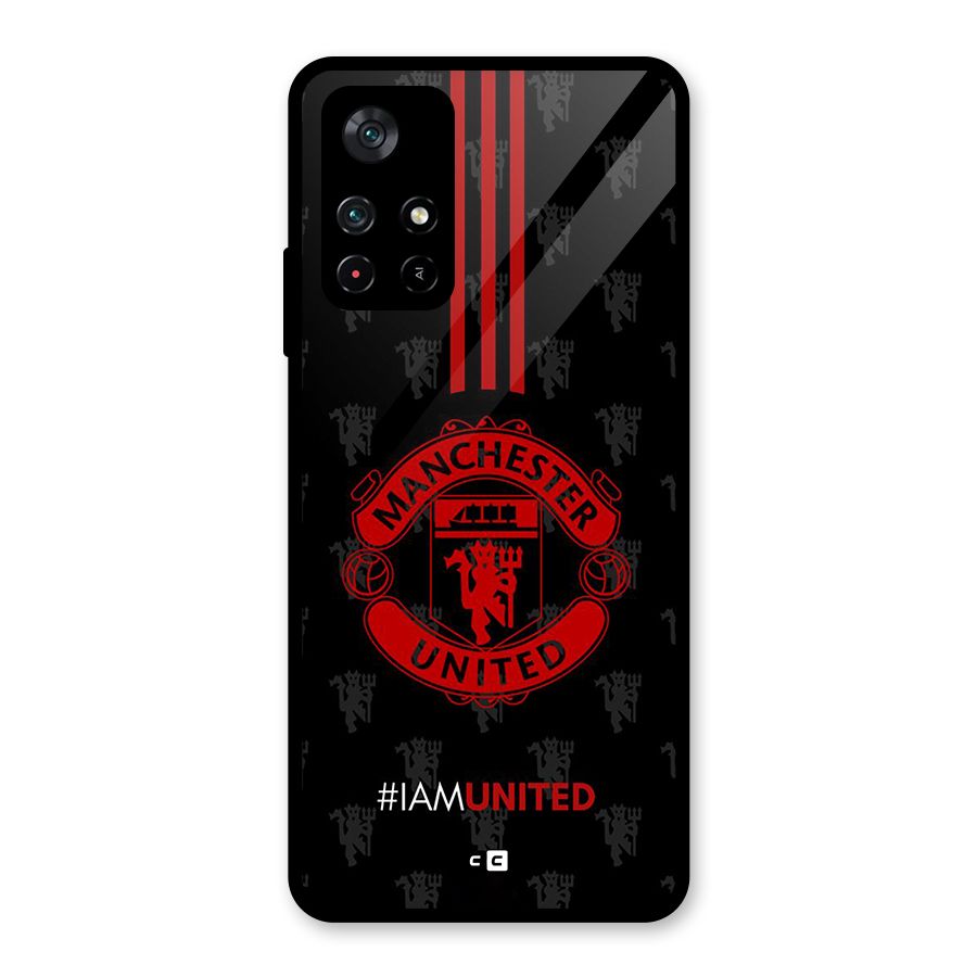 The United Spirit Glass Back Case for Poco M4 Pro 5G
