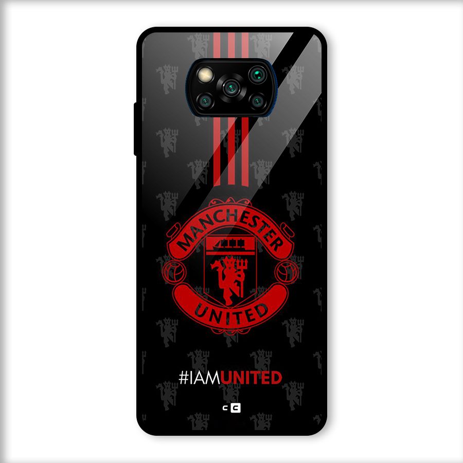 The United Spirit Glass Back Case for Poco X3