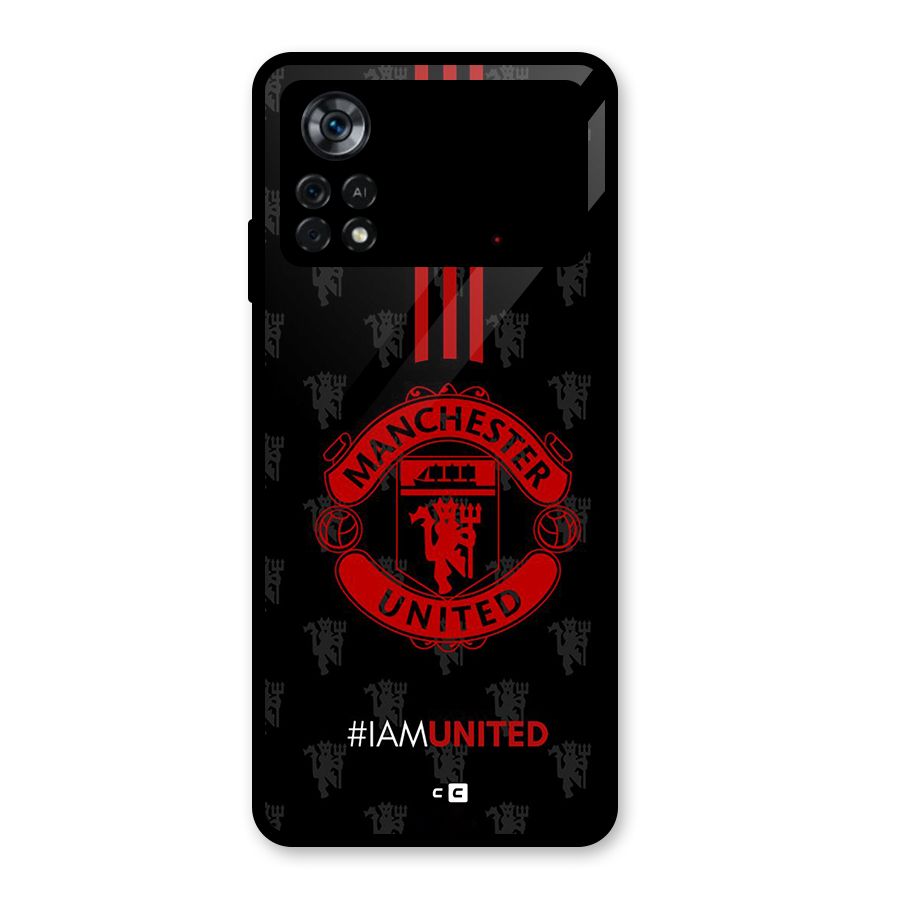 The United Spirit Glass Back Case for Poco X4 Pro 5G