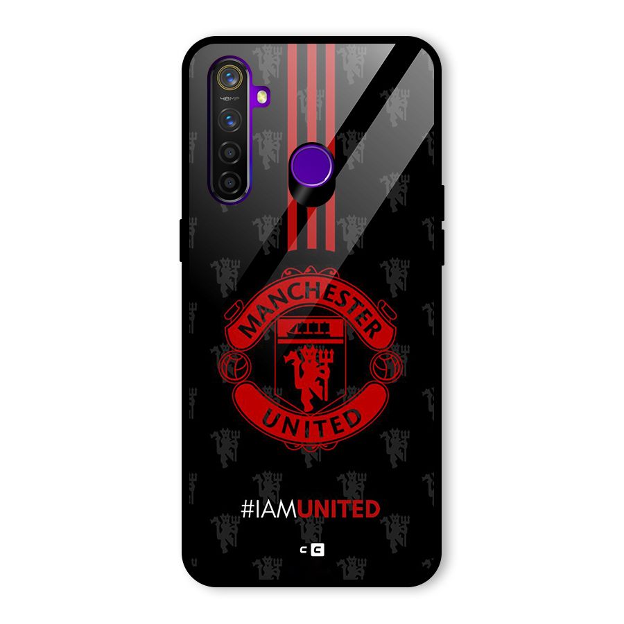 The United Spirit Glass Back Case for Realme 5 Pro