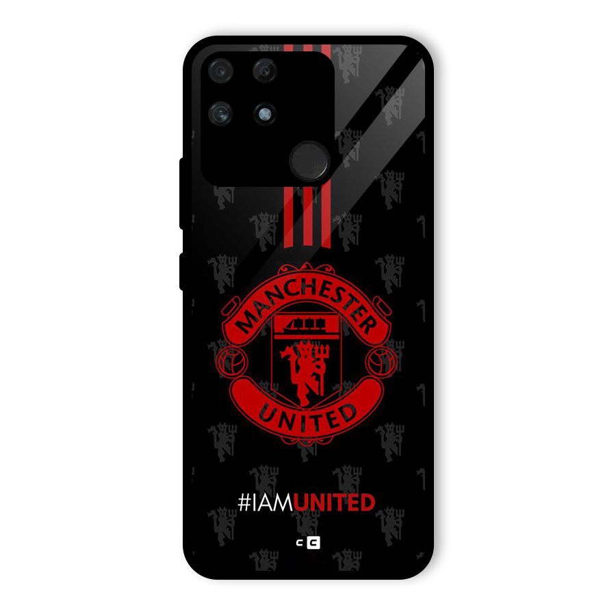 The United Spirit Glass Back Case for Realme Narzo 50A
