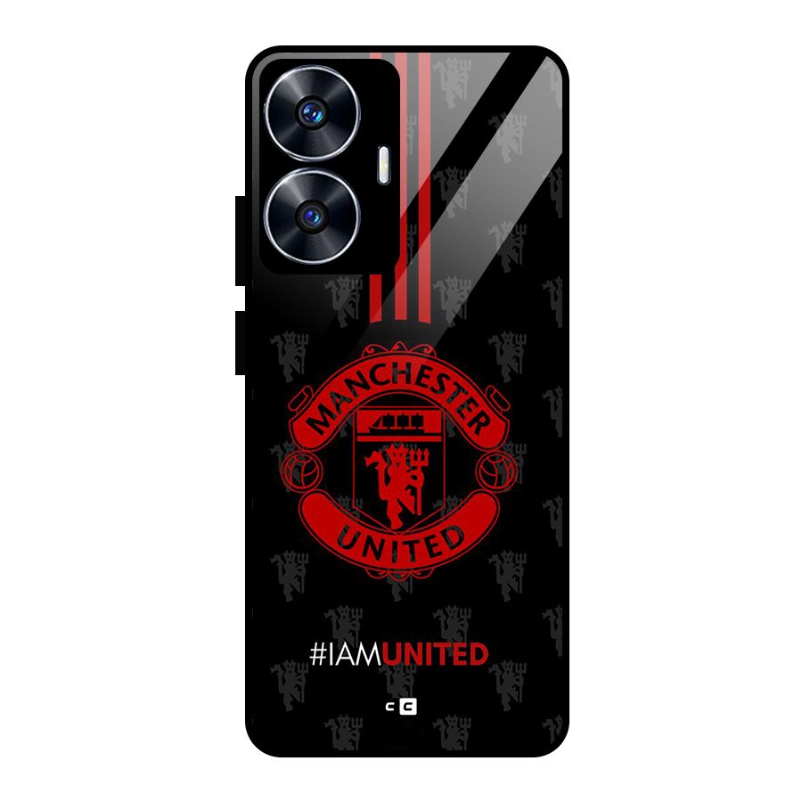 The United Spirit Glass Back Case for Realme Narzo N55