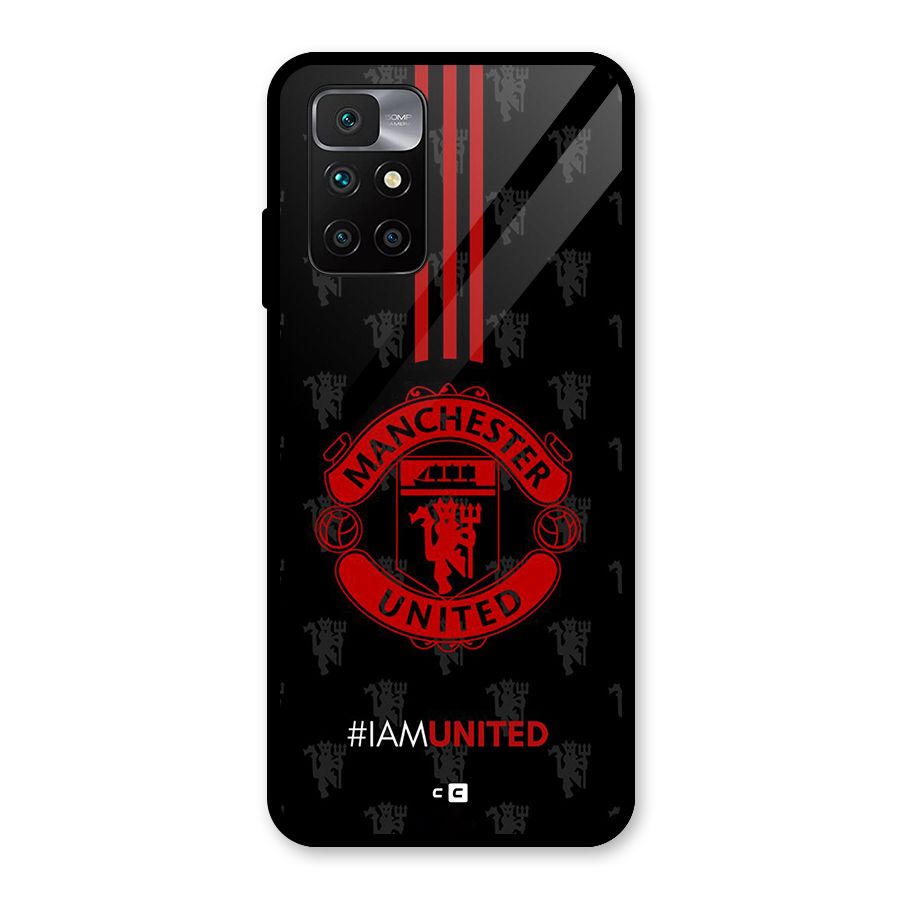The United Spirit Glass Back Case for Redmi 10 Prime