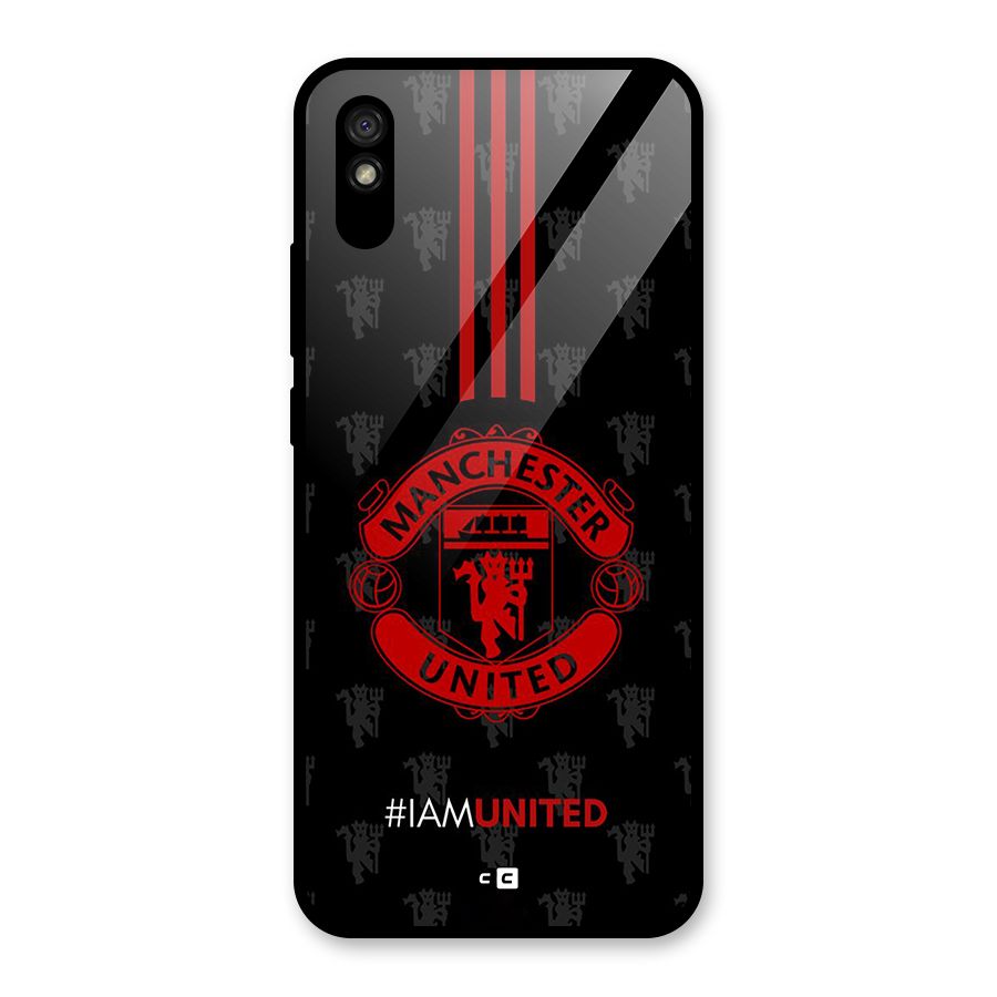 The United Spirit Glass Back Case for Redmi 9i