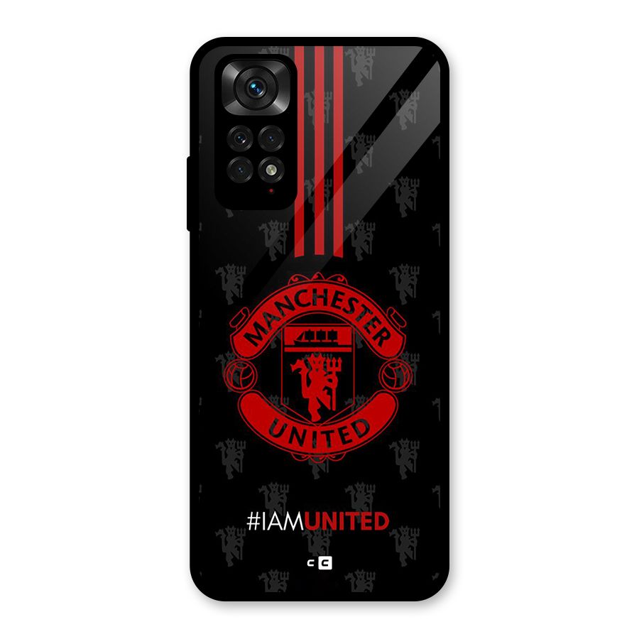 The United Spirit Glass Back Case for Redmi Note 11