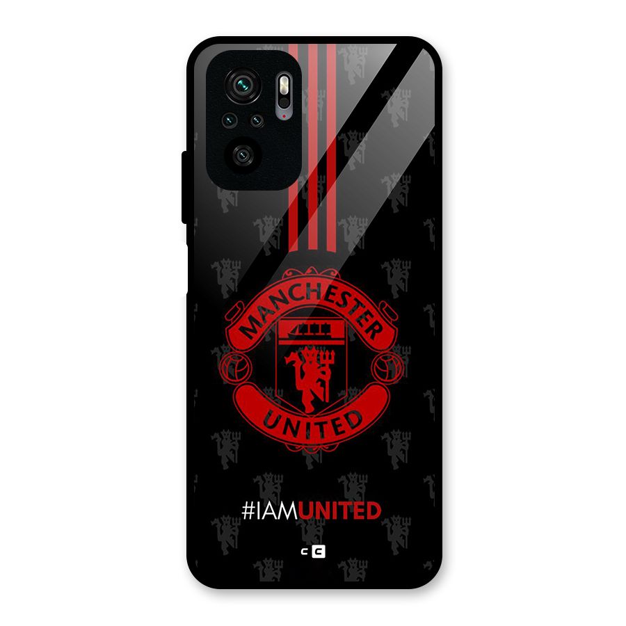 The United Spirit Glass Back Case for Redmi Note 11 SE