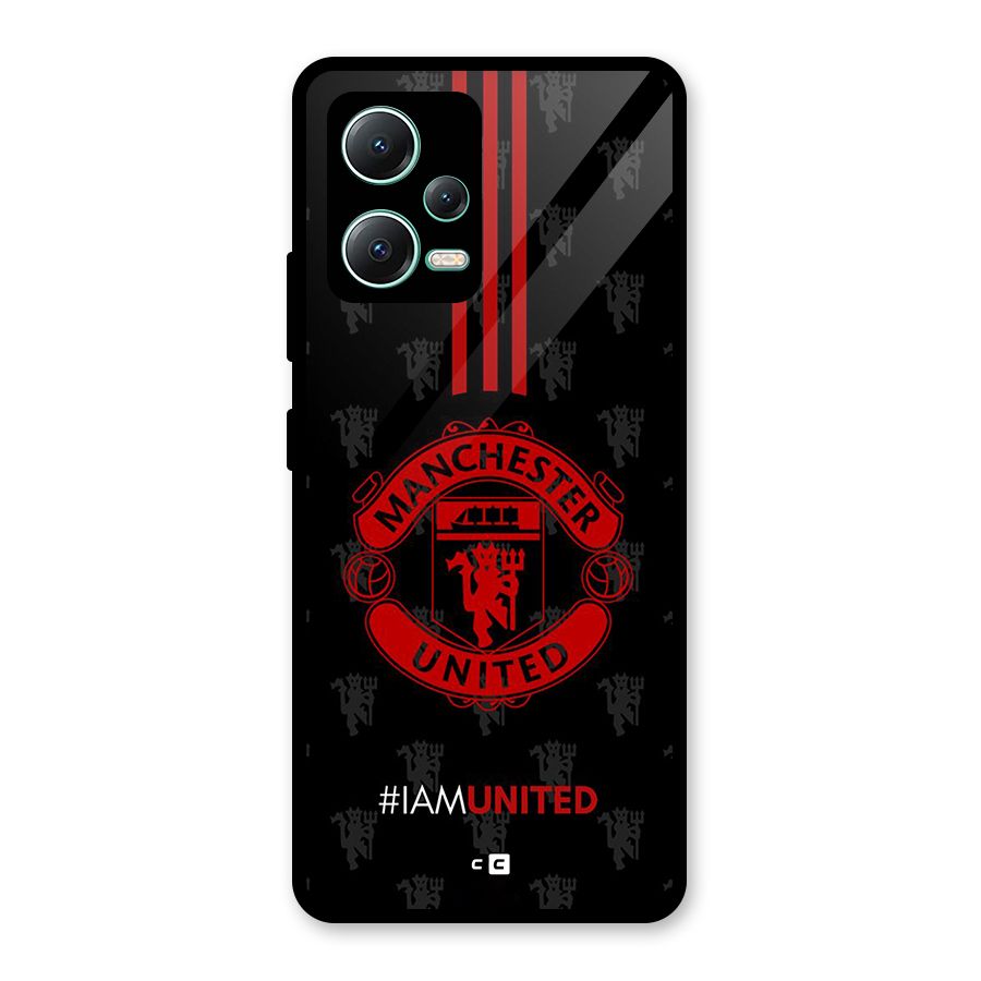 The United Spirit Glass Back Case for Redmi Note 12 5G