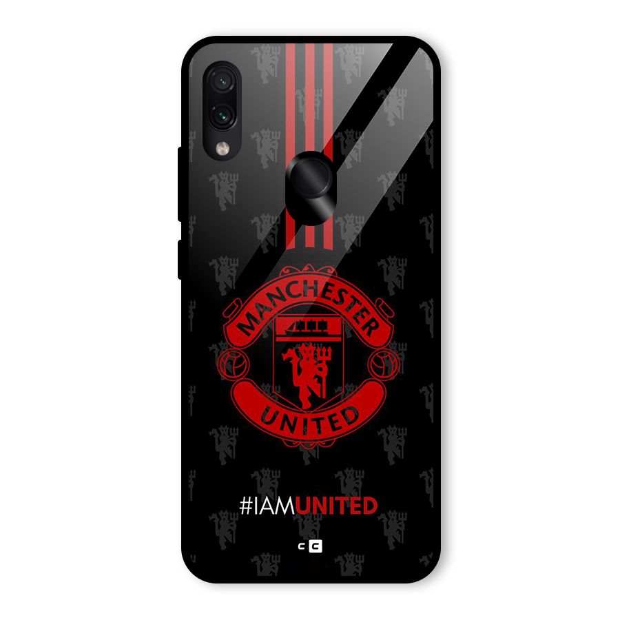 The United Spirit Glass Back Case for Redmi Note 7S