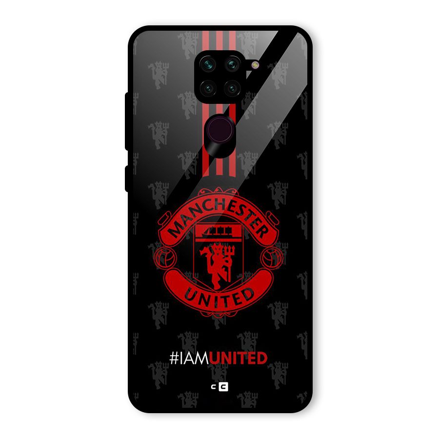The United Spirit Glass Back Case for Redmi Note 9