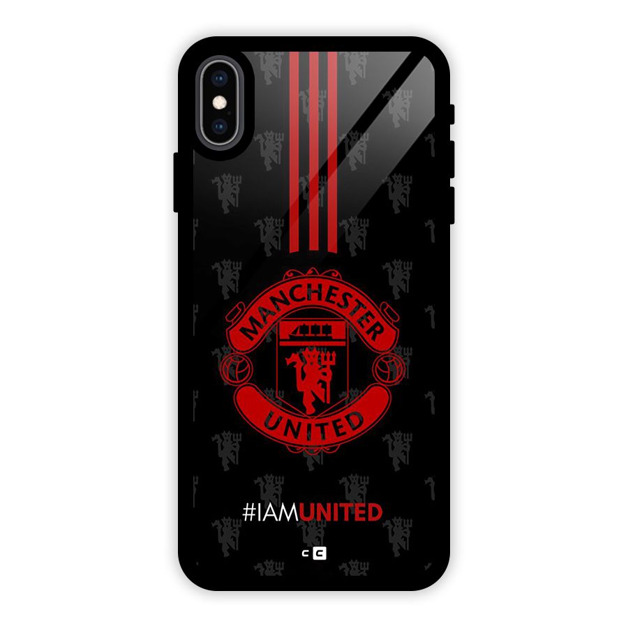 The United Spirit Glass Back Case for iPhone XS Max