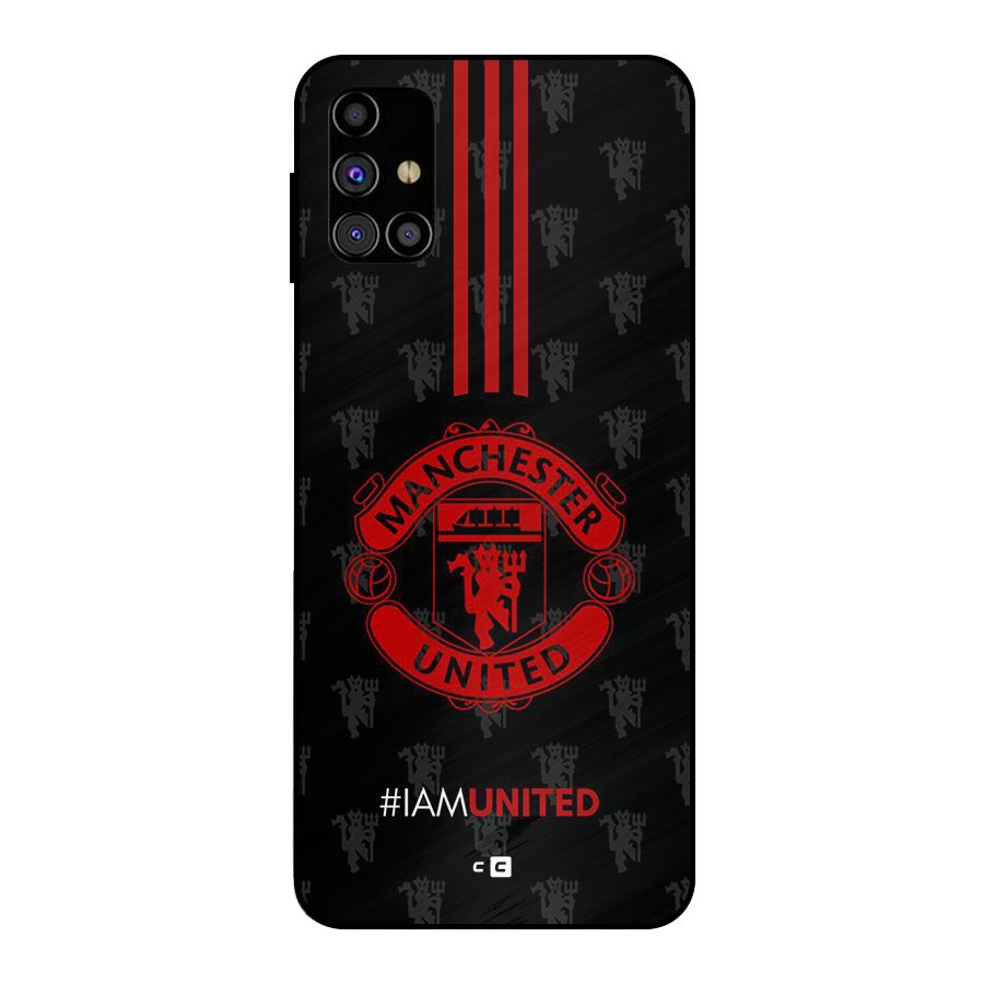 The United Spirit Metal Back Case for Galaxy M31s