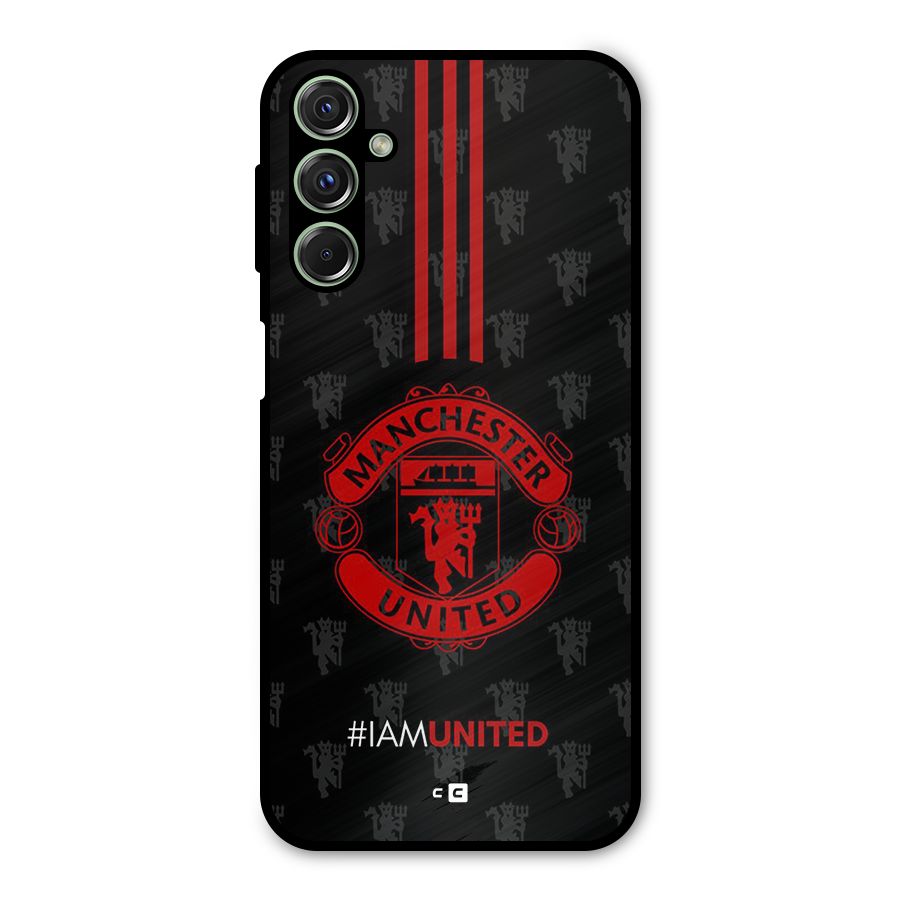 The United Spirit Metal Back Case for Galaxy M34