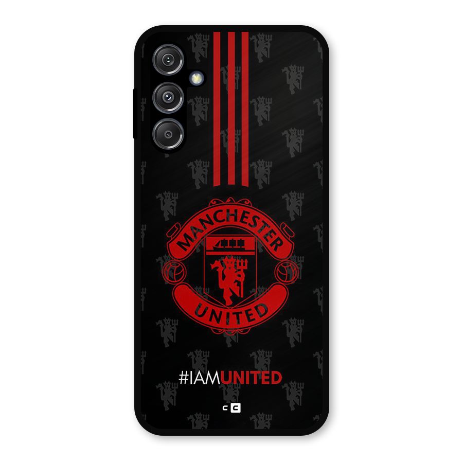 The United Spirit Metal Back Case for Galaxy M34 5G