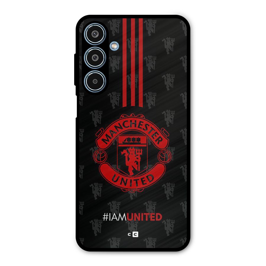 The United Spirit Metal Back Case for Galaxy M35
