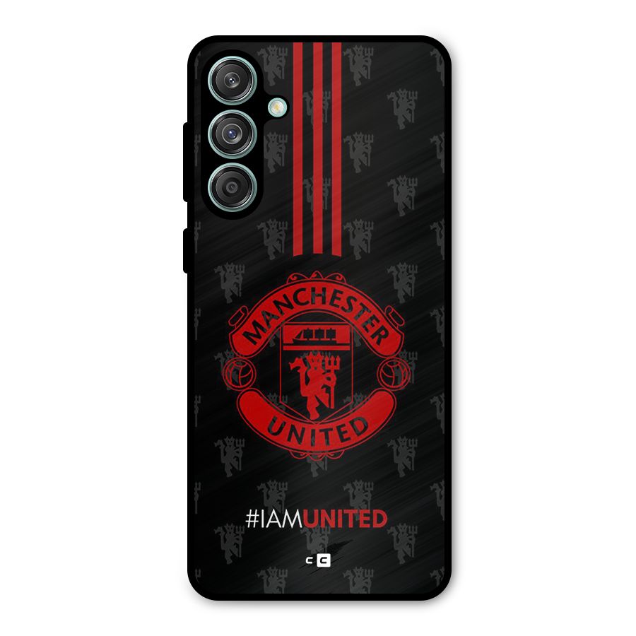 The United Spirit Metal Back Case for Galaxy M55 5G
